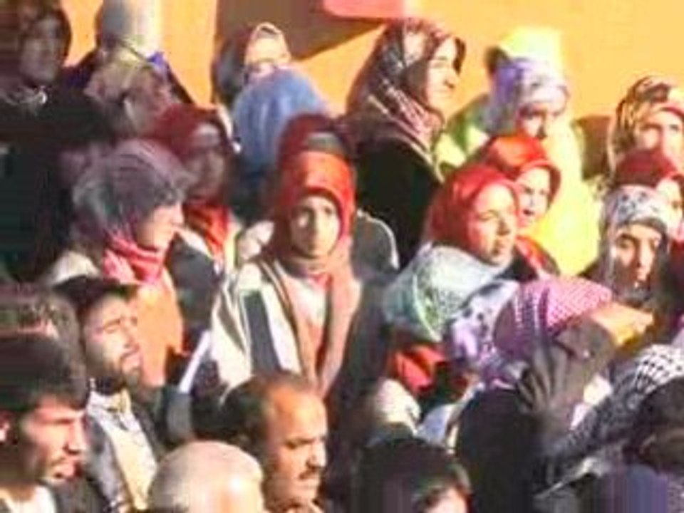 Siverek'te İsrail'ê Lanet Mitingi