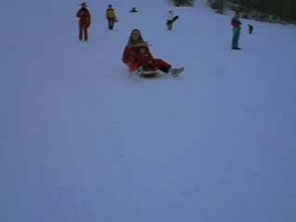 Jules et Maman en luge!