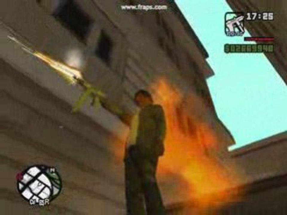 GTA san andreas fire man