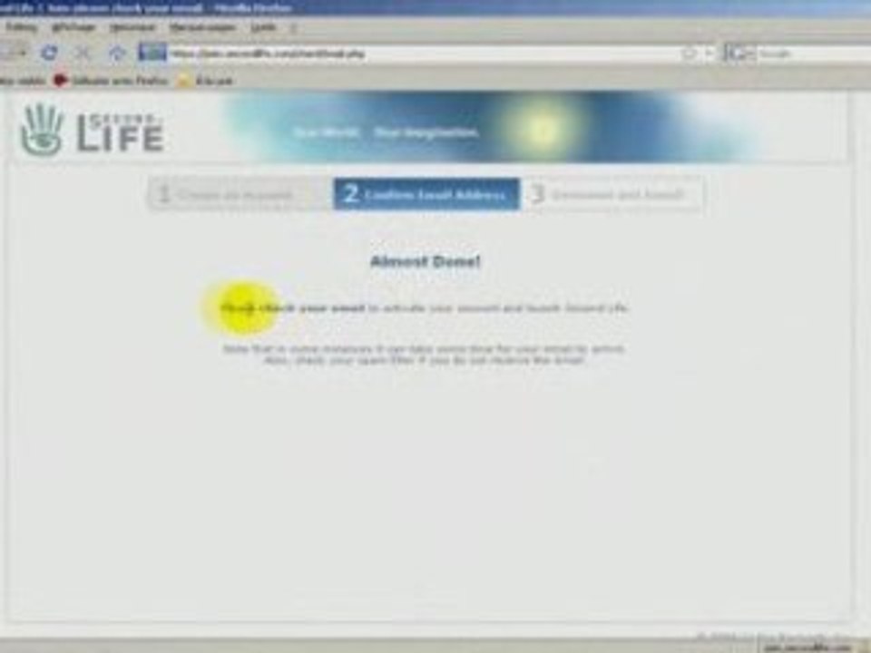 Comment s'incrire sur Second Life-Tutorials Video by Scoun