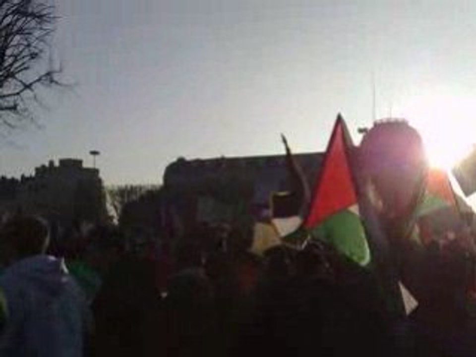 MANIFESTATION A LILLE CONTRE L’OFFENSIVE ISRAELIENNE 1/2