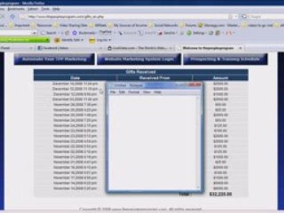 The Peoples Program PROOF Cash Gifting 30 Grand Received