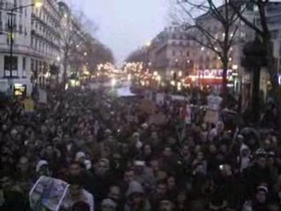 Grande Manifestation de soutient à Gaza  Paris 03/01/09 p17