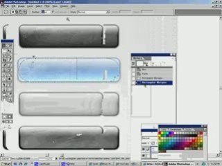 Photoshop how to make a web button