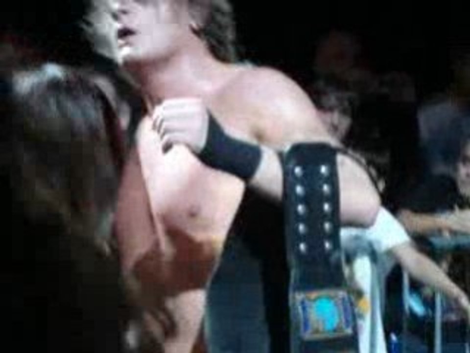 Regal and Layla Leaving the ring 1-2-09