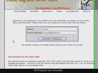 100% Profit Online Business  - Free Website, PLR Products