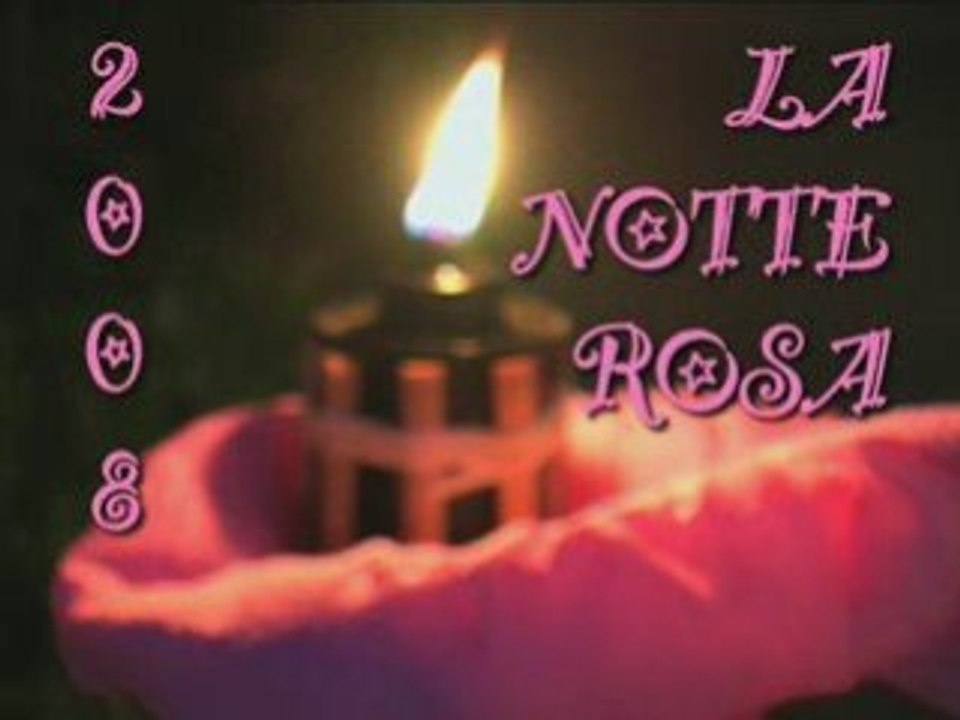Notte Rosa on the beach