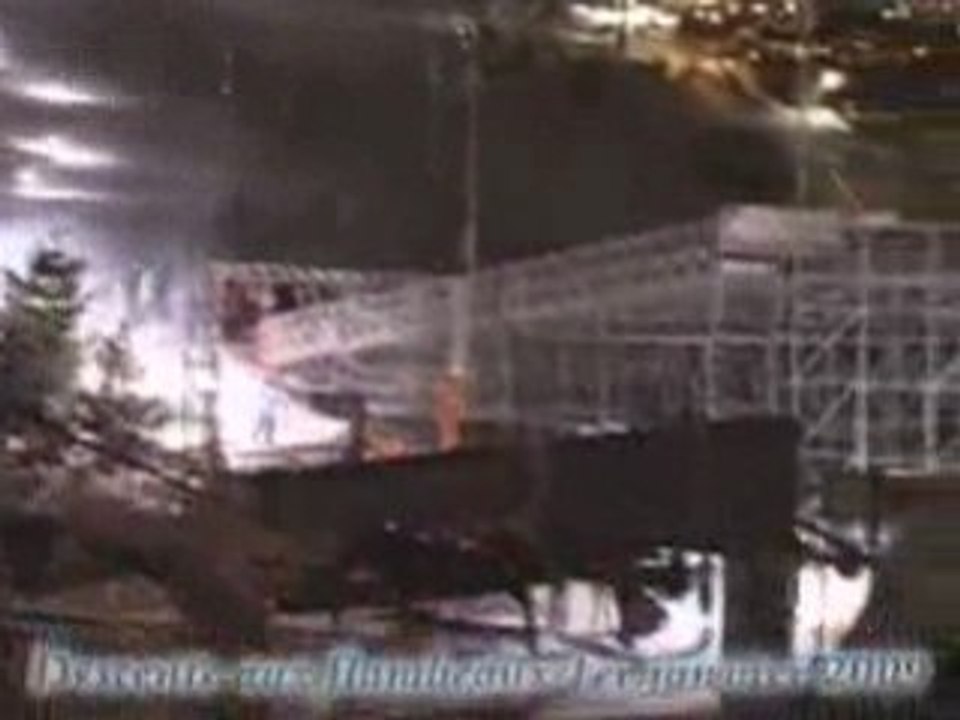 Descente aux flambeaux 1er janvier 2009 Val d'Isère