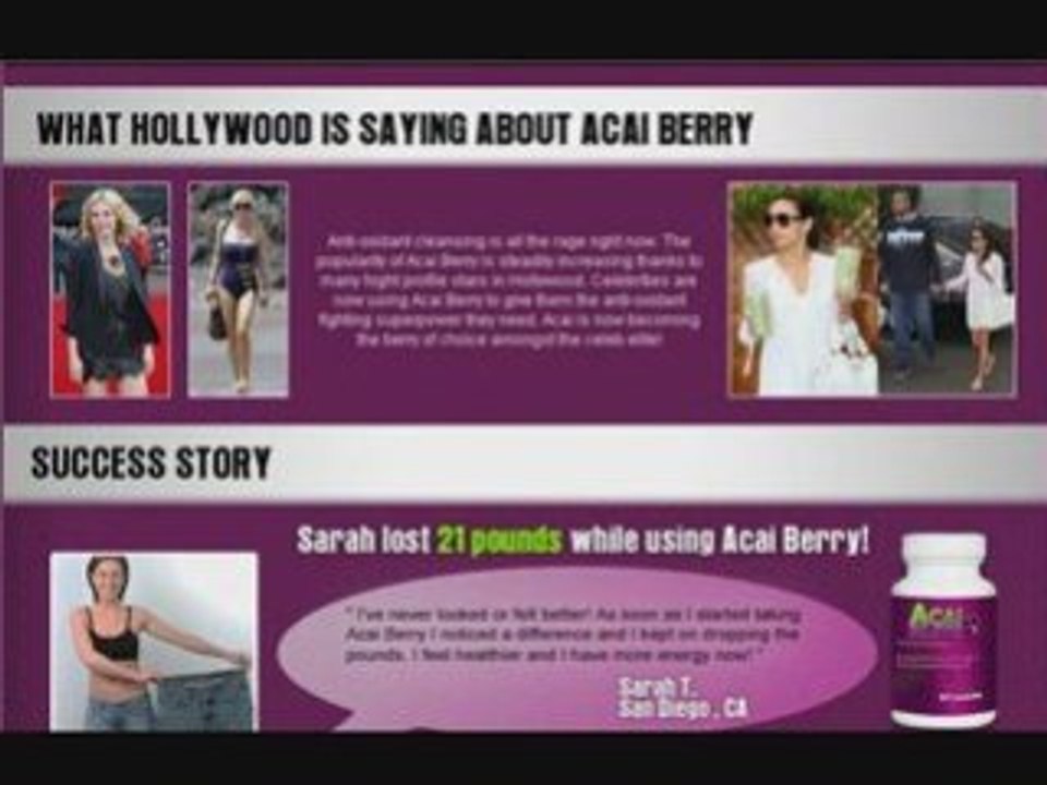 How to Get a Flatter Tummy with Acai Berry