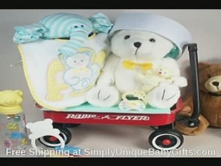 Baby Wagon Gift Set - Perfect Newborn Gift