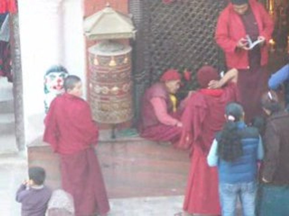 boddhanath        katmandou   la grande stupa