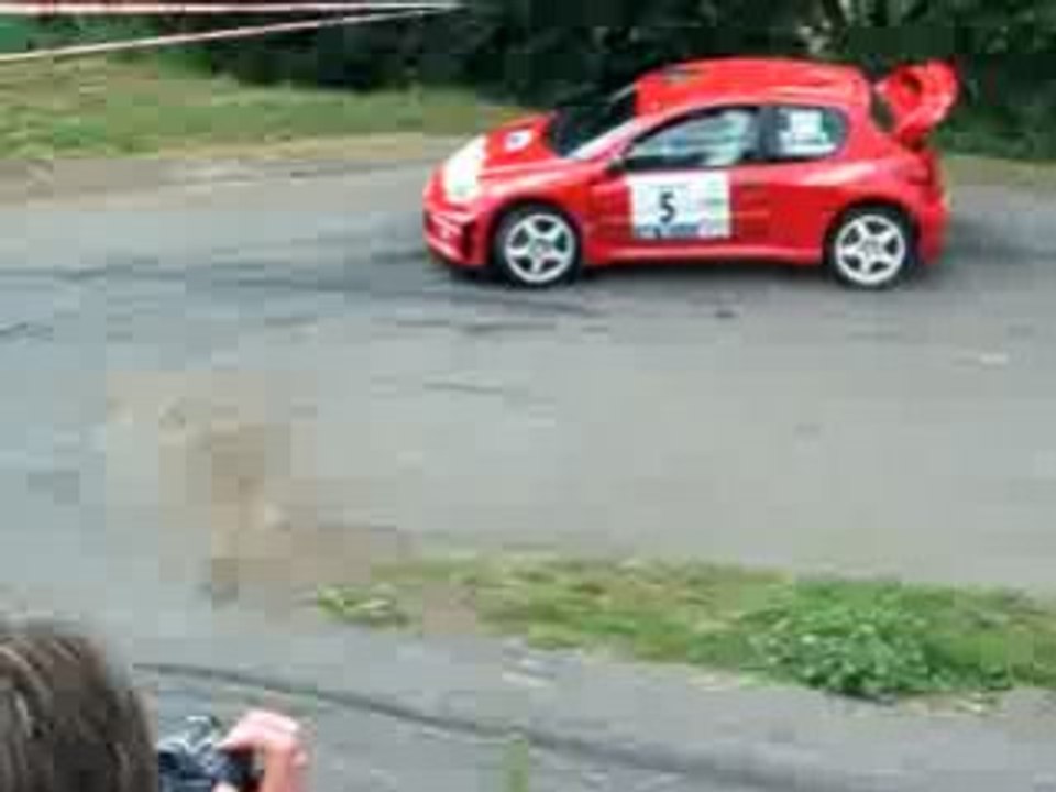 206 wrc Guebey rallye des vins 2006