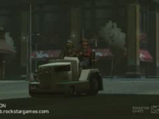 GTA4 - PROMENADE EN VILLE ;)