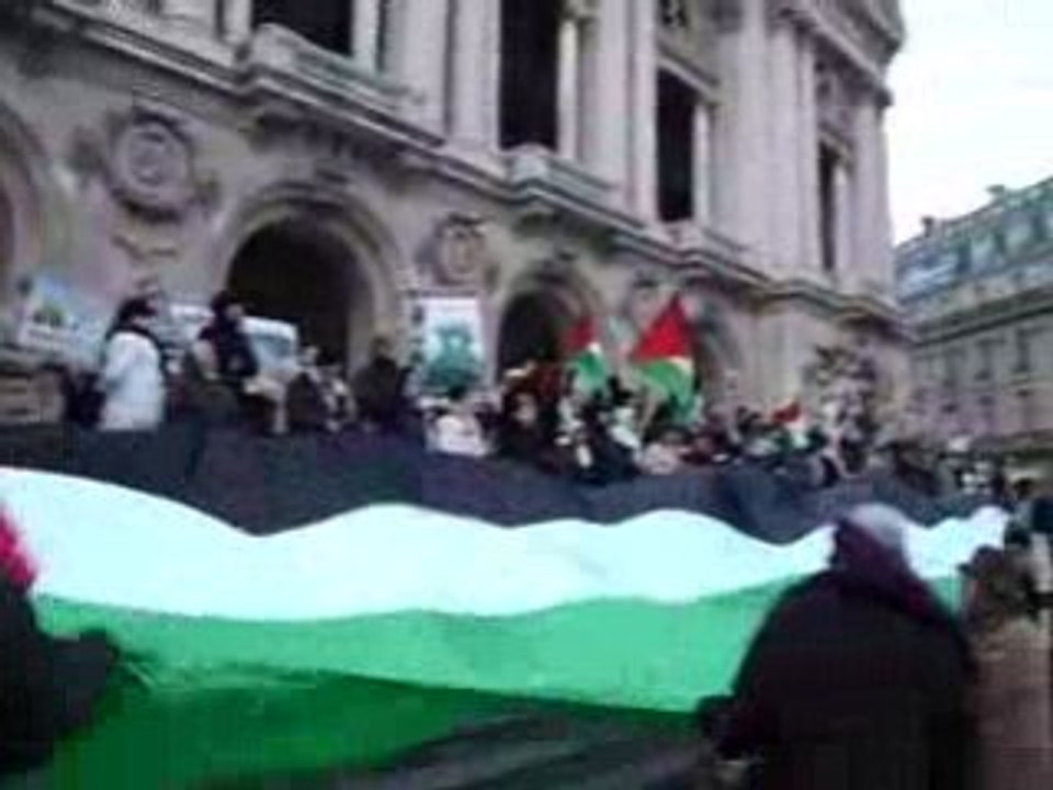 Rassemblement de soutient à Gaza (Paris) le 04/01/09 p3
