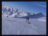 Snowboard aux deux alpes