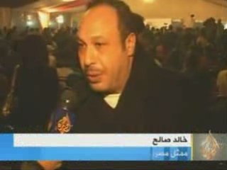 Acteurs egyptiens mobilisés pour gaza