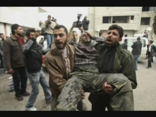 تواصل المجازر الوحشية ضد الشعب الفلسطيني الاعزل في غزة)