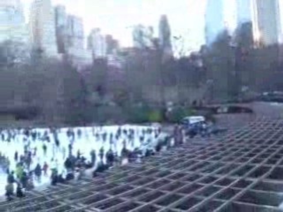 Central park NYC et la grande patinoire