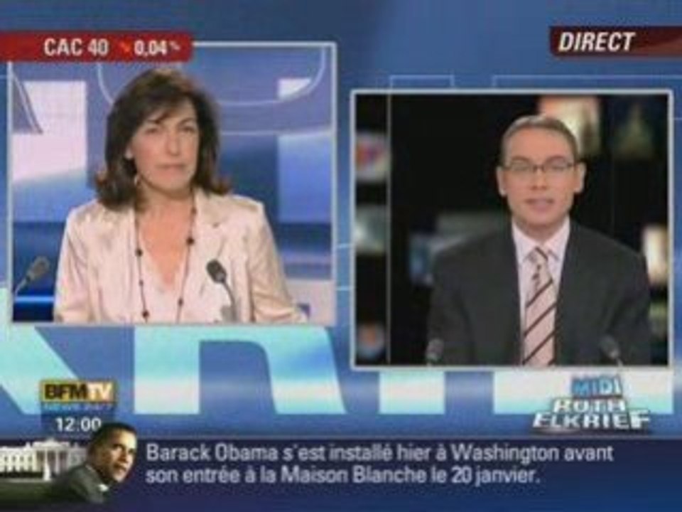 Plantage BFMTV Ruth Elkrief édition de 12H00