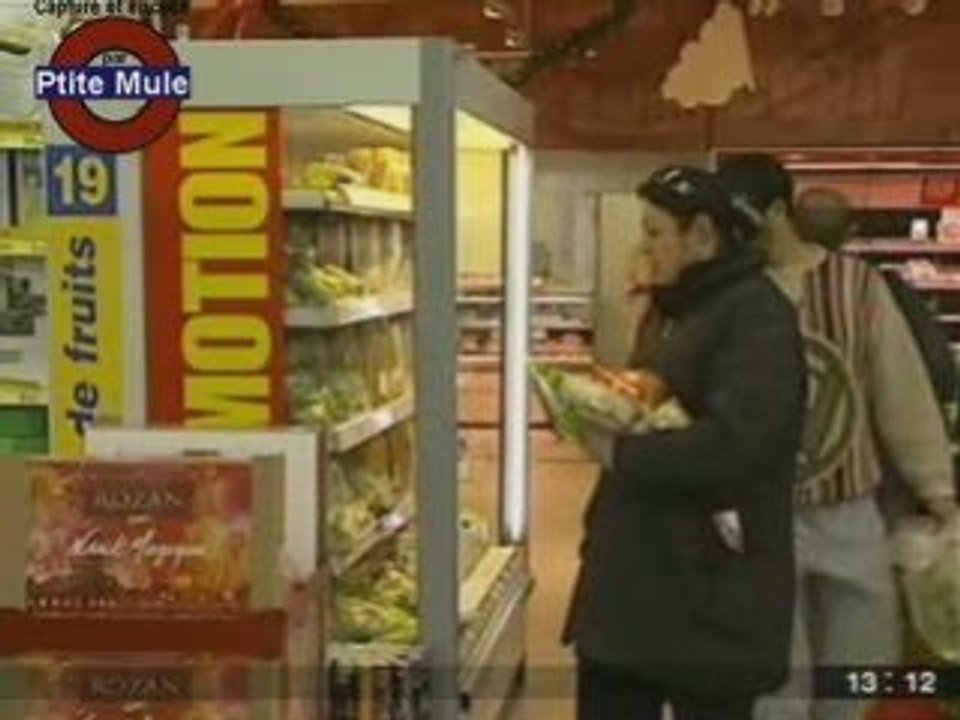 Les voleurs dans les supermarchés