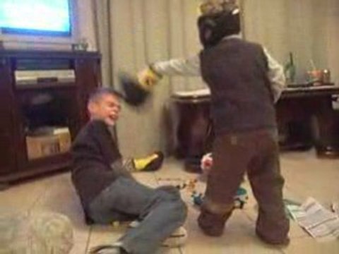 Noel 007 2008 Joris fait de la boxe