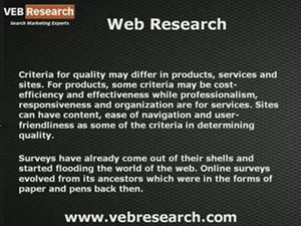 web research