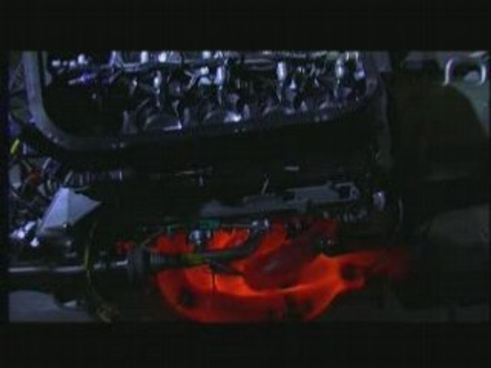 Renault F1 V10 au banc d'essai à Viry-Châtillon