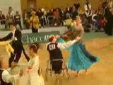 An amputation girl wheelchair dancing - Quick Step