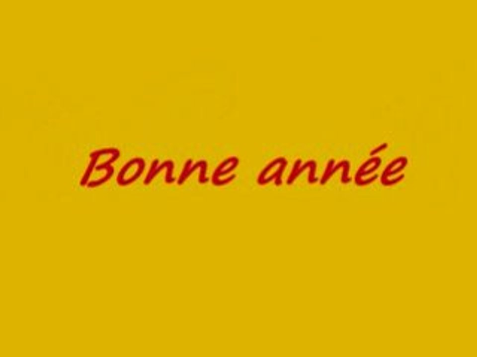 bonne année 2009