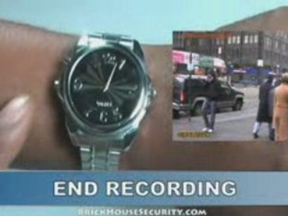 No One Will Suspect That Your Wrist Watch Is Recording Video