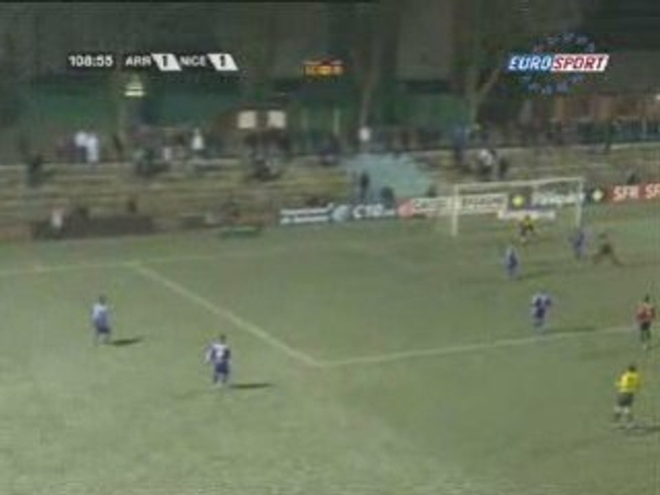 Arras FA nice les buts coupe de france