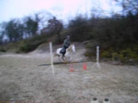 Séance de saut : Gwen et Pépette
