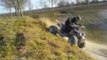 Quad Banshee 350 et 400 trx fourtrax dans le trou