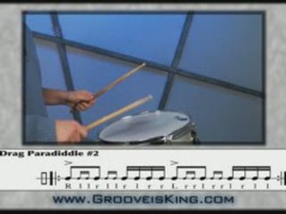 Drag Paradiddle 2 - Rudiment - Play Drums - Drum Lessons