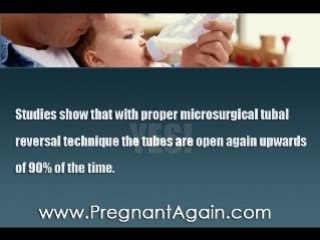 tubaligation reversed, tubes untied, tube reversal