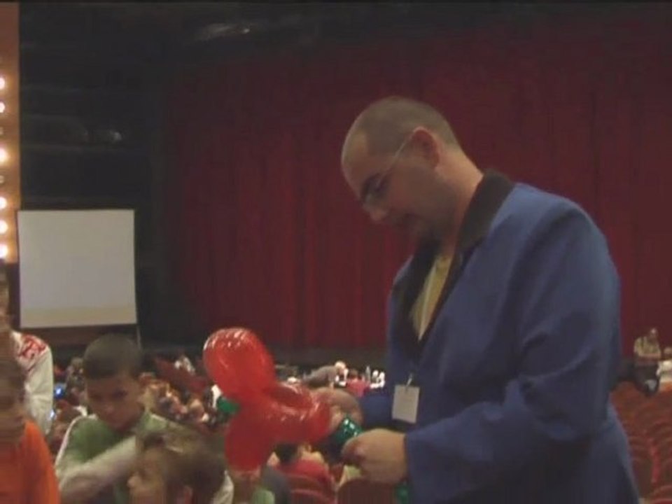 Sculpture de ballons en live