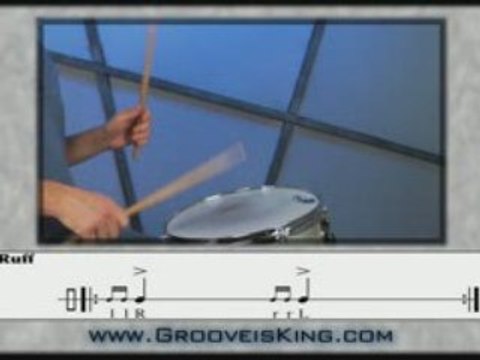 Ruff - Drum Rudiment - Play Drums - Drum Lessons