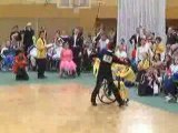 An amputation girl wheelchair dancing - Fox Trot