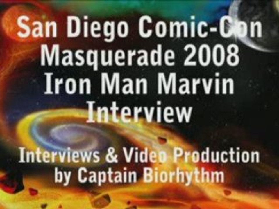 Captain Biorhythm Interviewed Iron Man Marvin Constestant