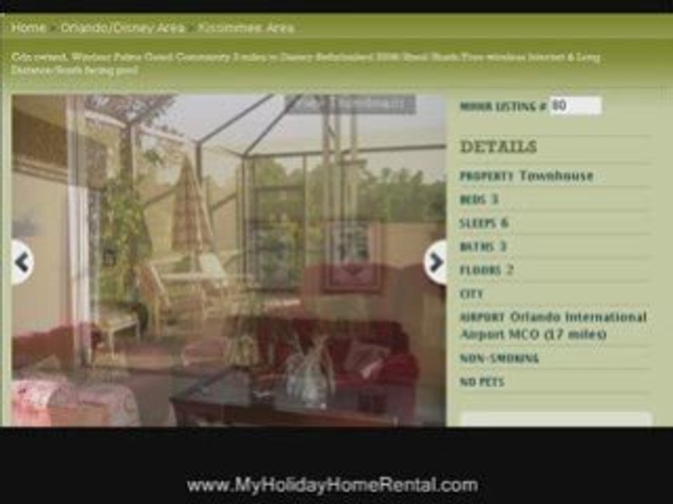 disney world vacation rentals, florida vacation rentals,