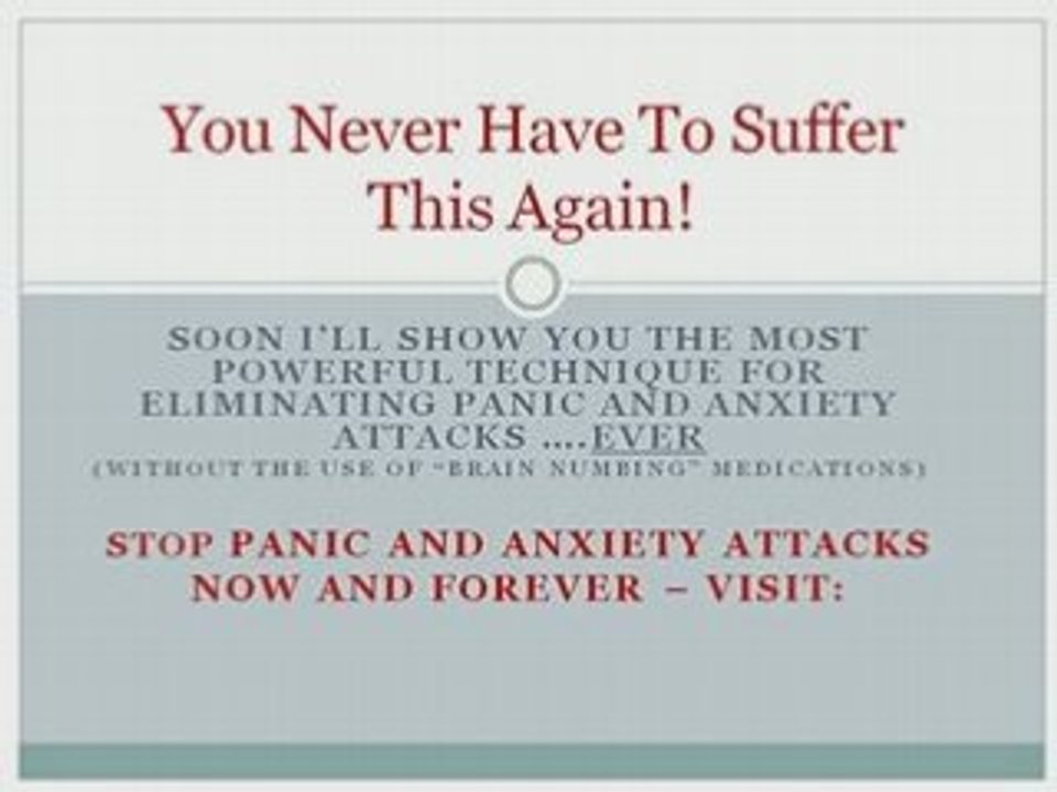 Overcome Panic Attacks