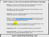 boosting self esteem by expert Joe Rubino ($200 off)