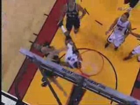 Manu Ginobili Block on Dwyane Wade