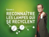 Reconnaître les lampes qui se recyclent