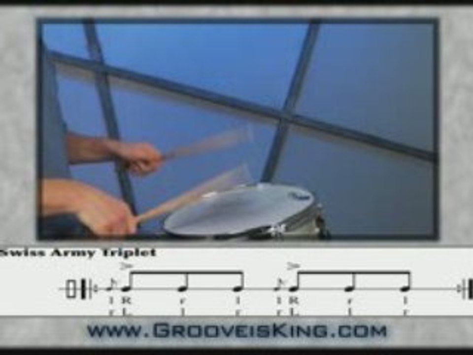 Swiss Army Triplet - Drum Rudiment - Play Drums - Drum Lesso - video ...