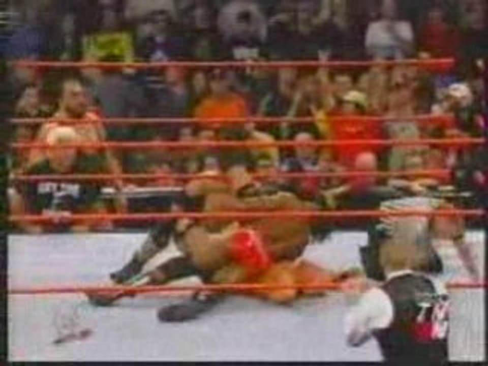 Stone Cold Steve Austin vs. Booker T - lumberjack Match
