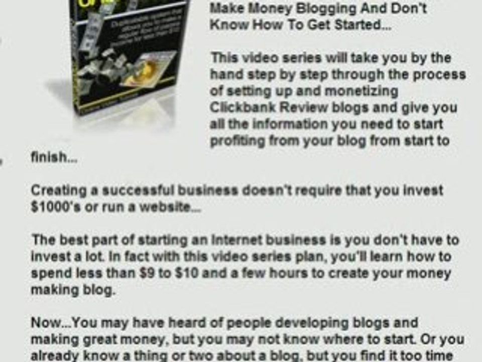 ClickBank Cash Blogs (MRR)