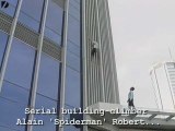 Spiderman Climbs Jakarta High-Rise