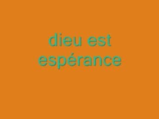 Cantique dieu