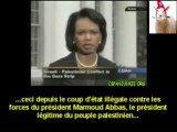 C.Rice: le Hamas a pris les palestiniens de Gaza en otage